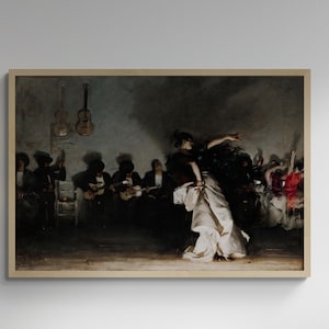 Spanish Dancer El Jaleo, John Singer Sargent Giclee Print Reproduction Painting, Heavyweight print on Fineart paper or museum quality poster