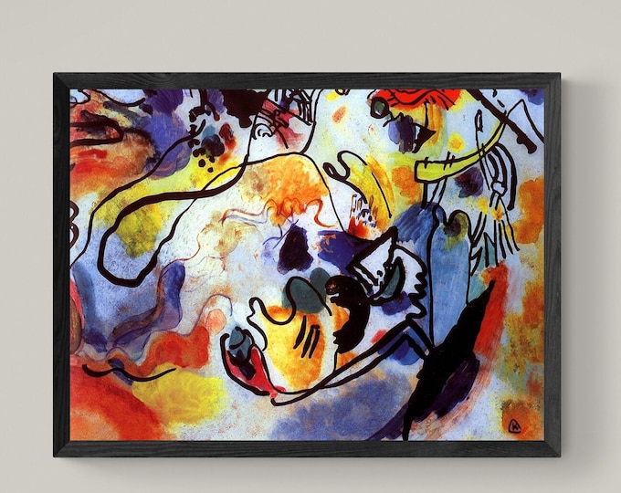 Wassily Kandinsky - The last Judgment, Giclee Print Reproduction Heavyweight print on Fineart paper or museum quality poster