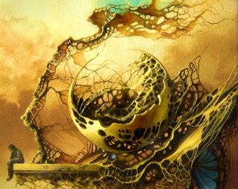 Loneliness Surreal Art Print | Modern Home Decor