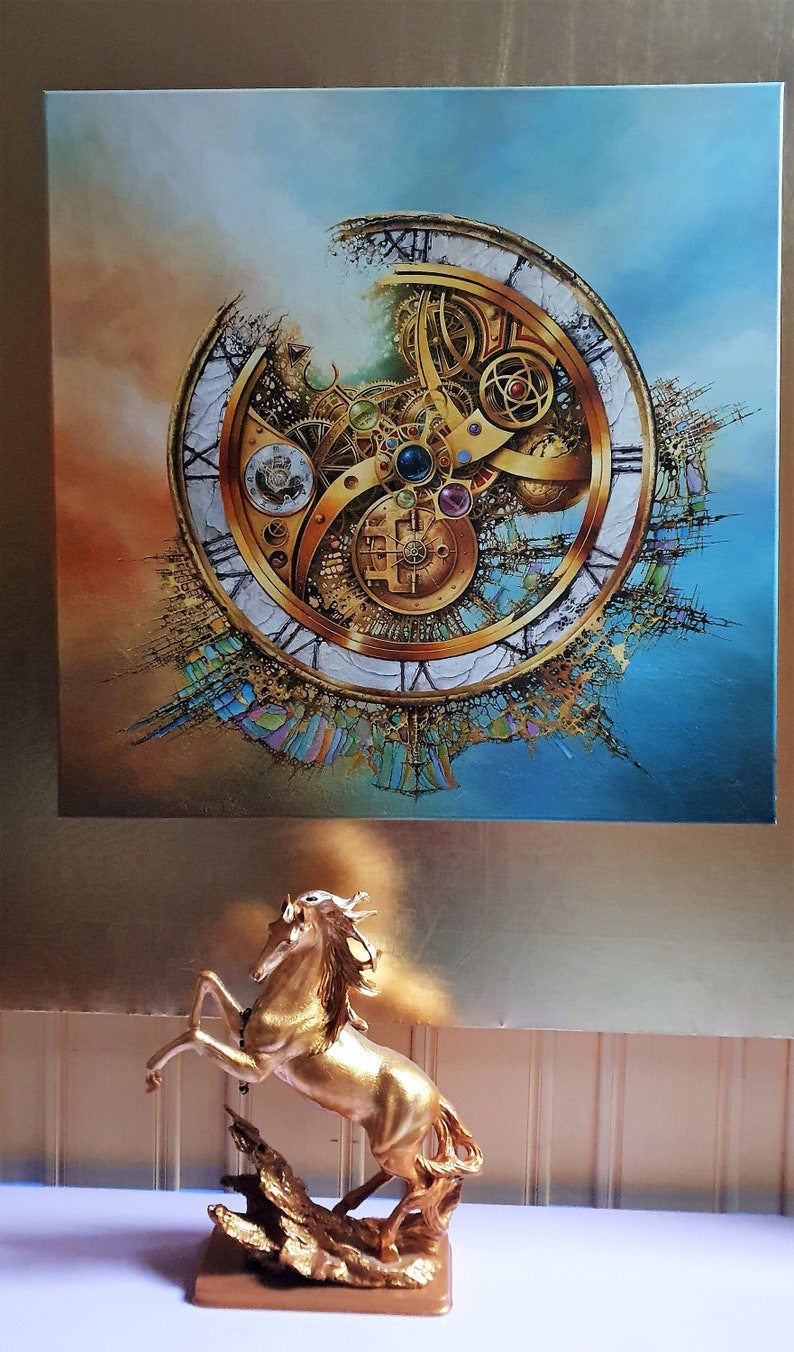 MYSTERY OF TIME Art Prints From Original Painting Surreal Etsy