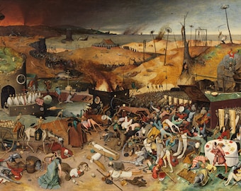 Pieter Bruegel's "Triumph of Death" Giclee Print, Fine Art Paper