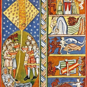 Soul Symphony - A Giclee Print of Hildegard of Bingen’s Masterpiece, Catholic Art Print – Mystic Visions