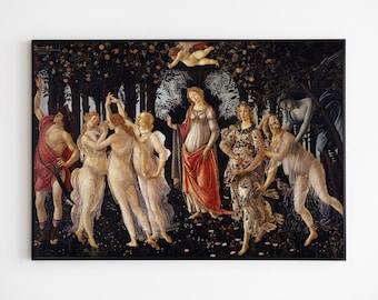 Botticelli La Primavera Art Print | Renaissance Masterpiece