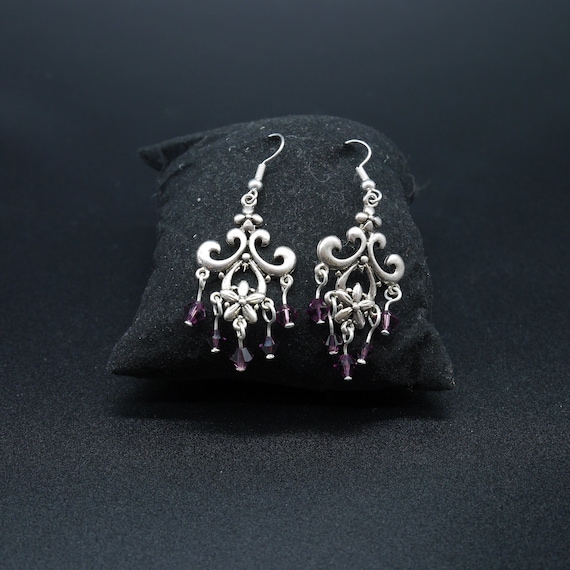Red Chandelier Earrings Fleur De Lis Australia Red Chandelier Earrings Fleur De Lis, Fleur De Lis Chandelier Earrings