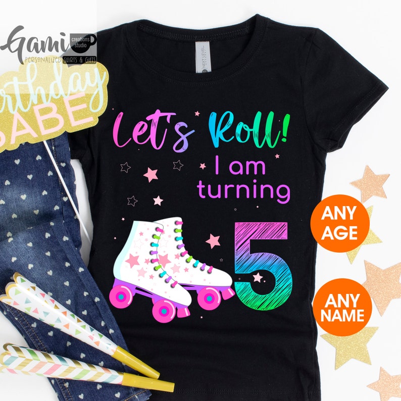 Roller Skating Shirt Roller Skate Outfit Skate Birthday Etsy