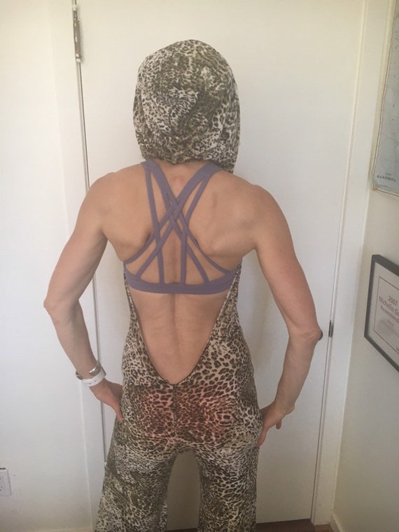 Warrior Within Animal Print hooded Onesie - image 2