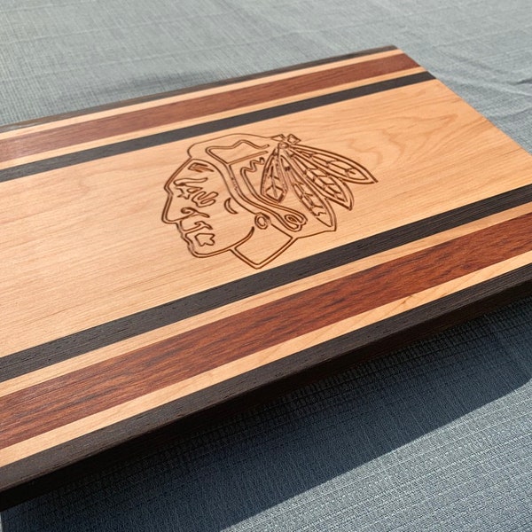 Custom Hockey Cutting Board