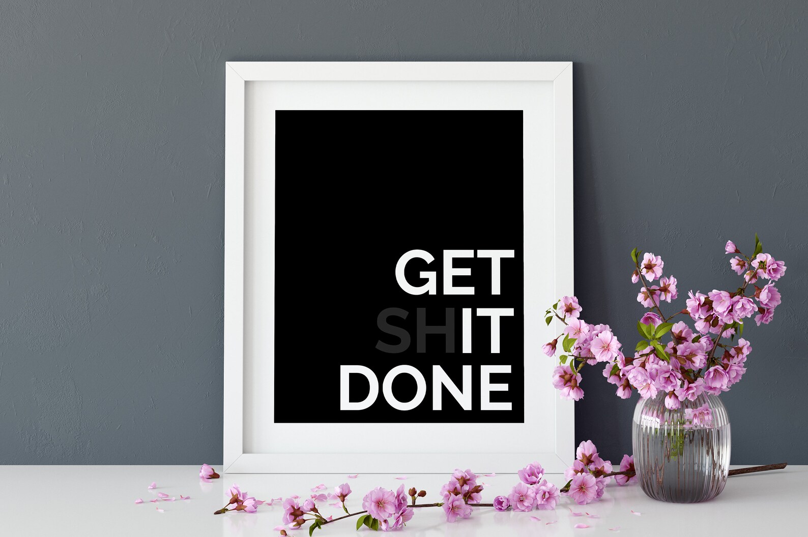 Get It Done Printable Wall Art Instant Download Minimal Art - Etsy