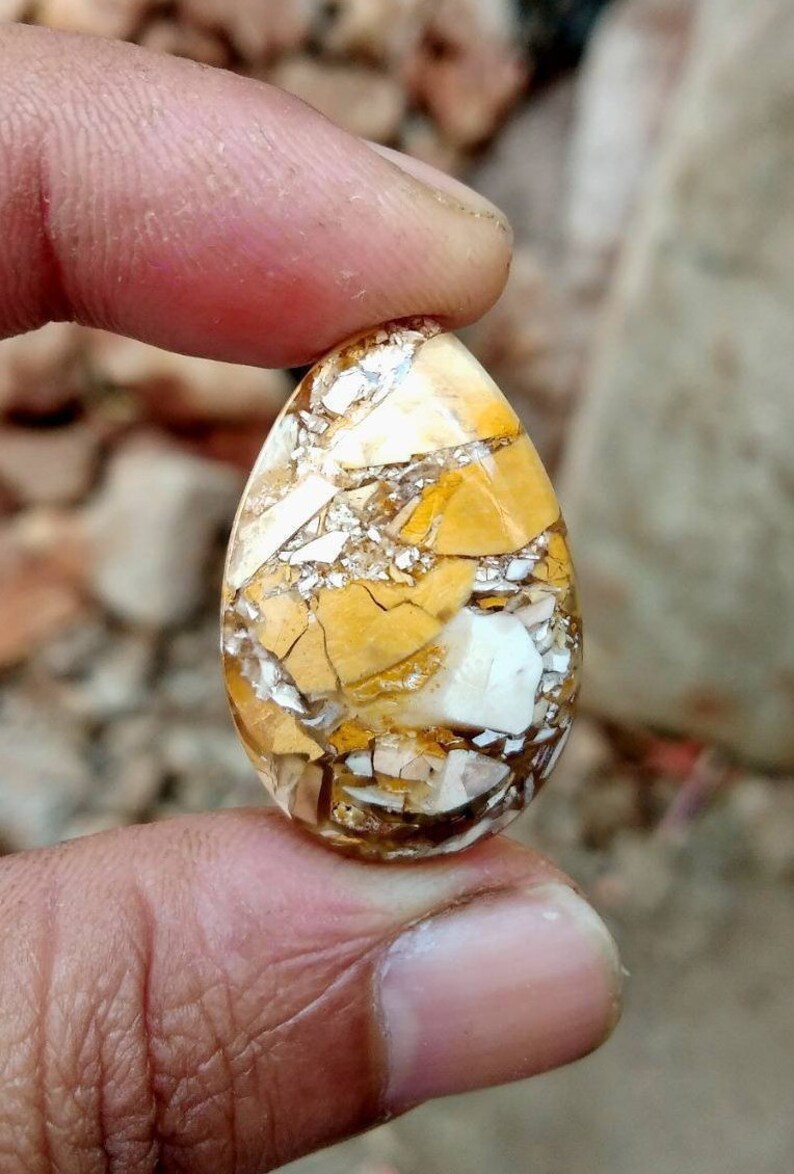 Top Quality Brecciated Mookite Jasper Tear Drop Cabochon For Jewelry Making 30x19mm 28cts 443 Jewelry Beauty Craft Supplies Tools Myriam Com Tn