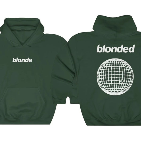 Blonde Hoodie, Streetwear Hoodie, Blonded Hoodie, Y2K Hoodie, Aesthetic Sweatshirt, Words on back Hoodie, Music Hoodie, gifts for friends