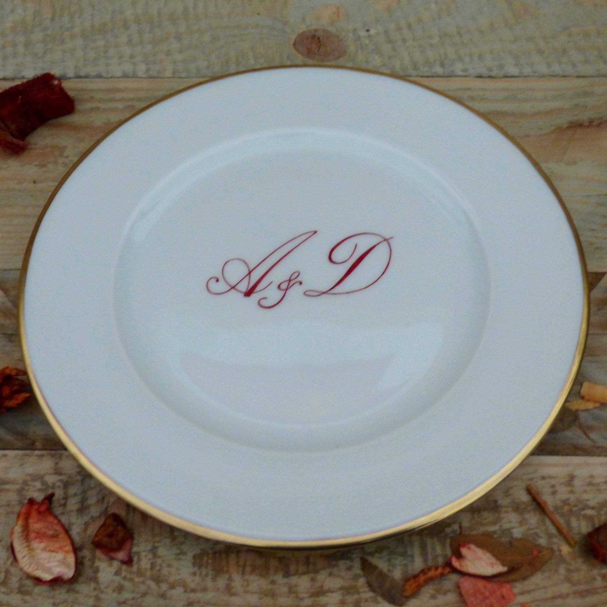 Personalized cheap porcelain plates