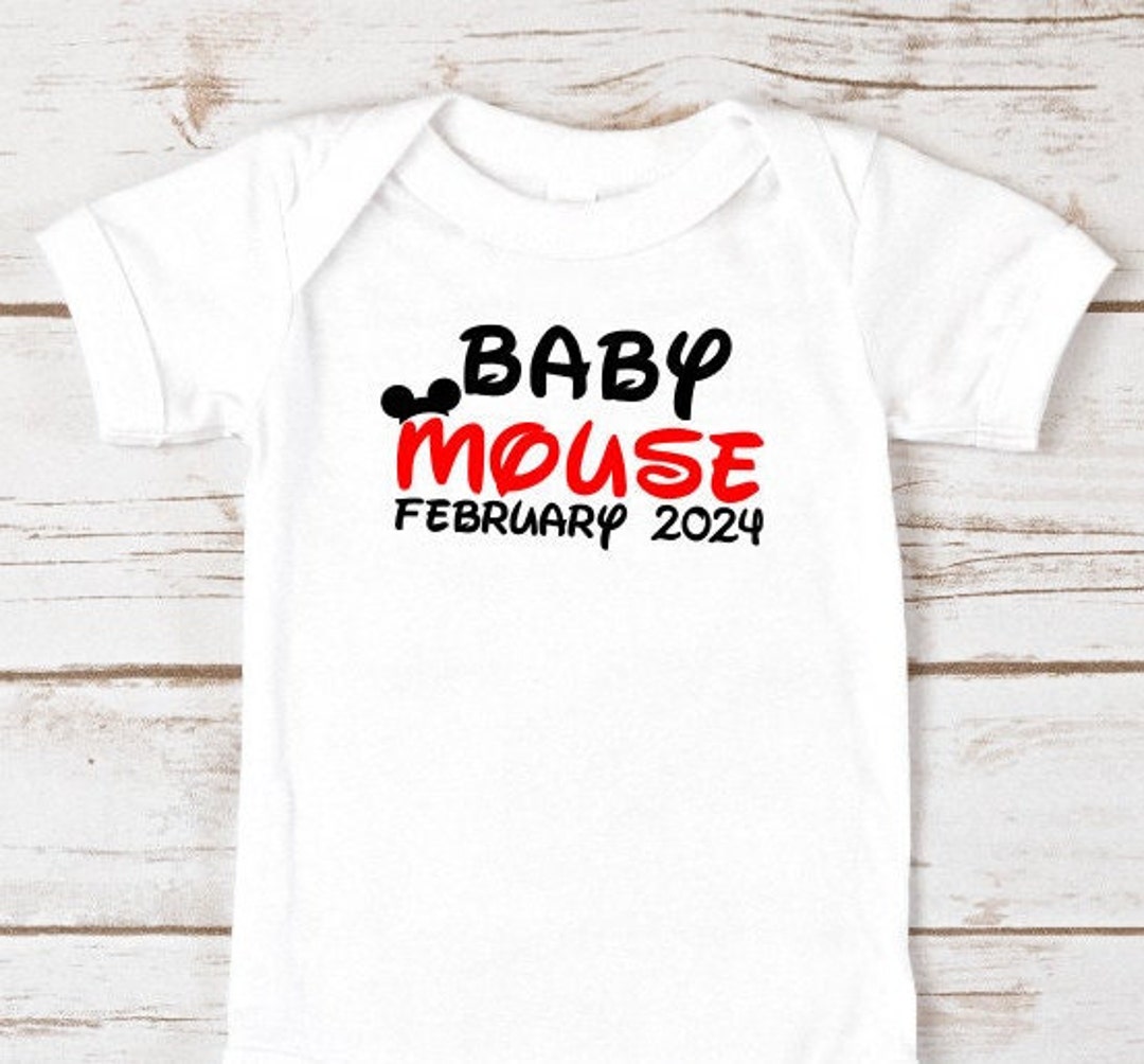 Disney Baby Announcement Onesie®, Baby Mouse Onesie®, Disney Pregnancy