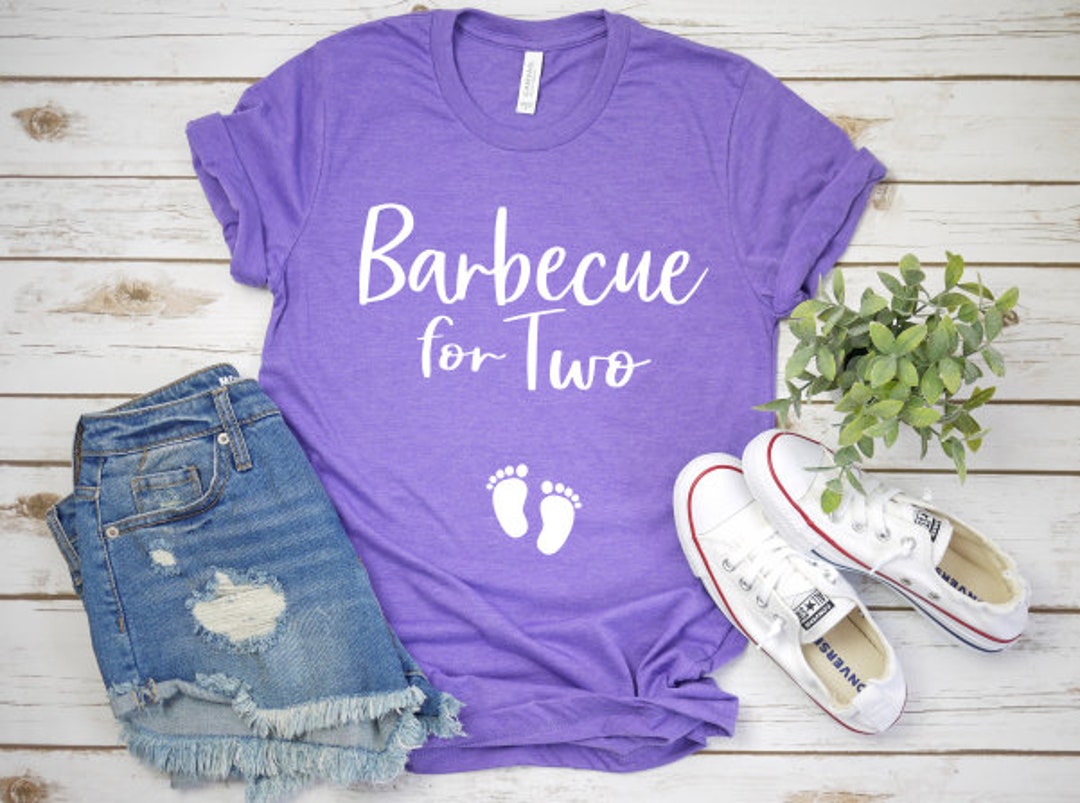 Bbq for Two July 4th Pregnancy Announcement Shirt Beer for Etsy