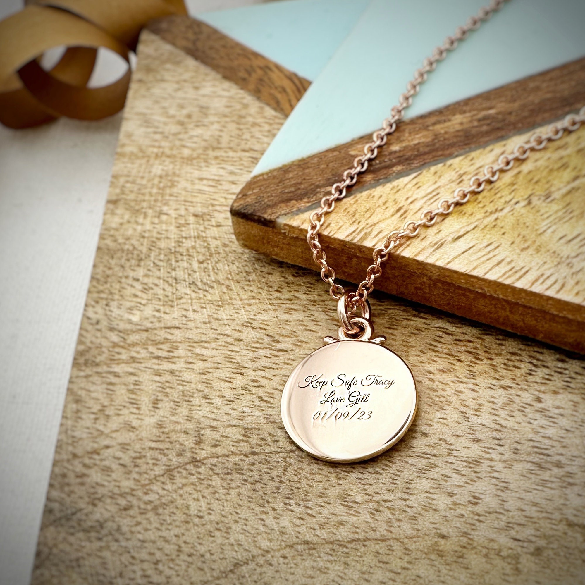 ORA In Argento Sterling, Collana Da Uomo Con Medaglia Di - Foto 11