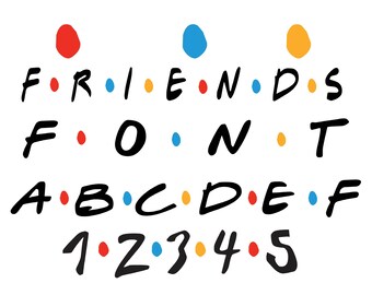 Free Free 264 Friends Svg Free Font SVG PNG EPS DXF File