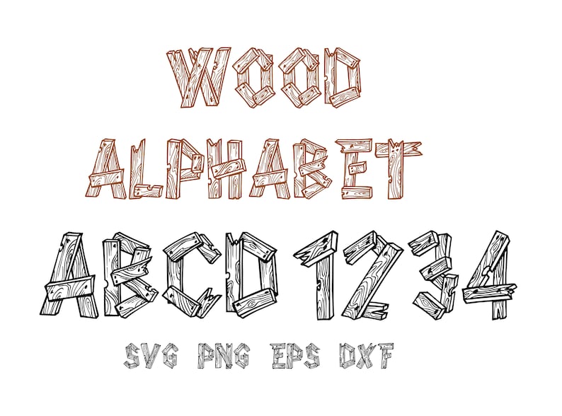 wood type fonts wood type fonts