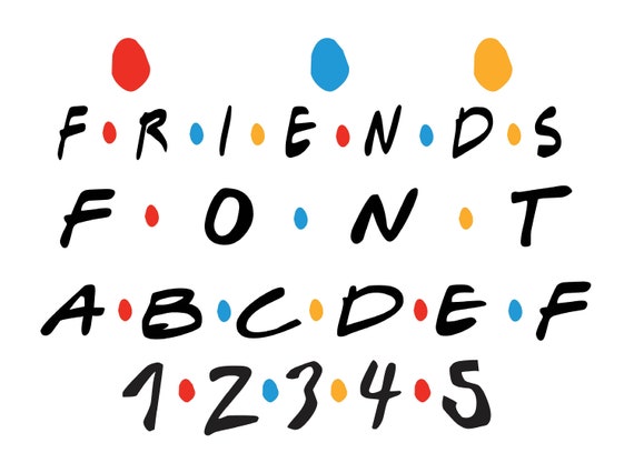 Free Free 320 Friends Font With Dots Svg SVG PNG EPS DXF File