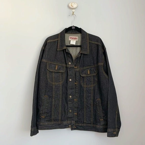 wrangler oversized denim jacket