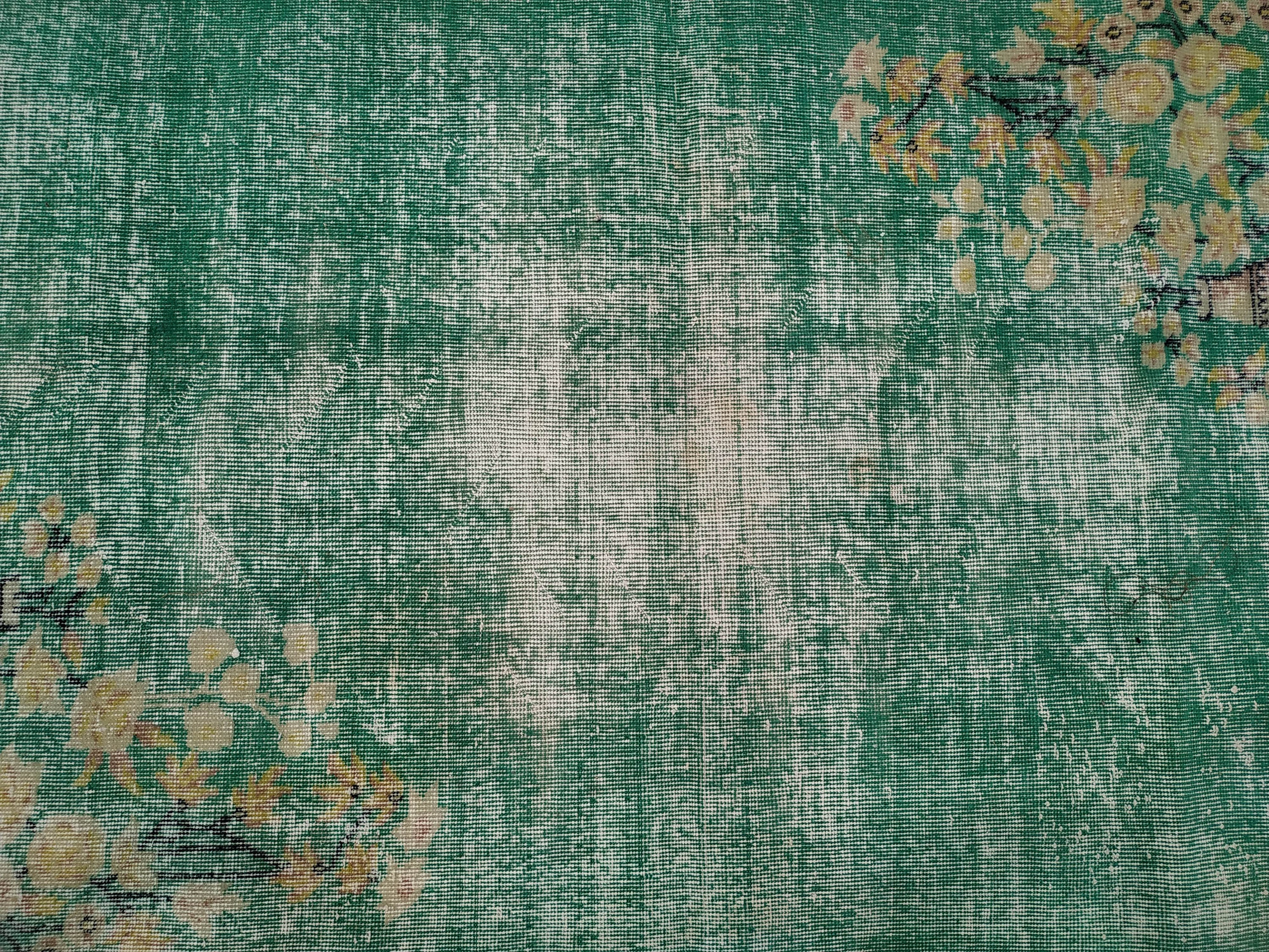 Grüner Teppich 67x37 ft vintage türkischer Teppich | Etsy