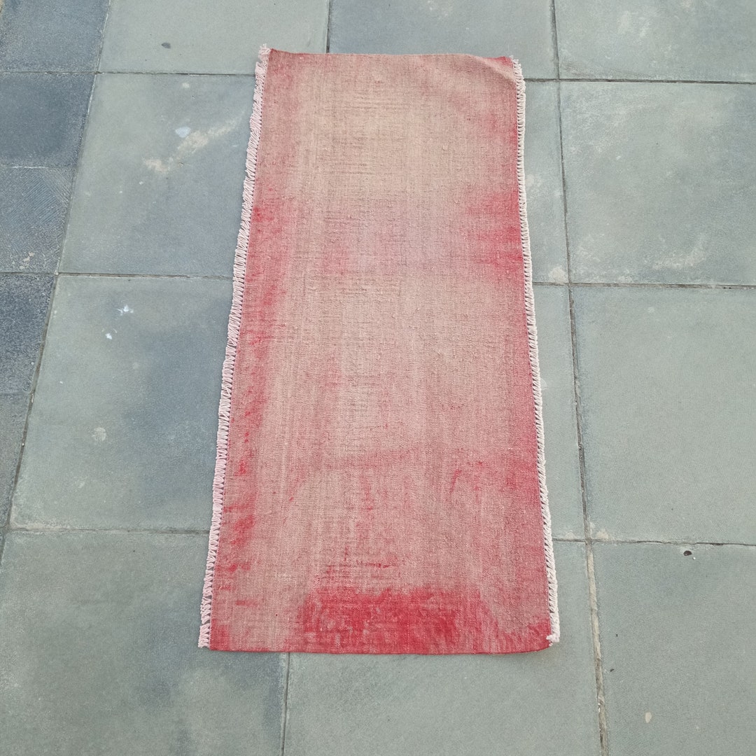 Small Turkish Rug 1.4x3.3 Ft Vintage Rug Door Mat Rug Small Etsy