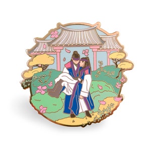 I&#39;ll walk with you ~ Hansung&#39;s Heroic Friendship ~ Large Keepsake Pin from Hwarang (BTS V Kdrama)