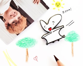 BT21 TATA エナメルピンセット：テヒョン BTS V オリジナル
