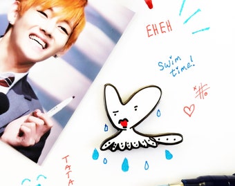 BT21 TATA エナメルピンセット：テヒョン BTS V オリジナルアート