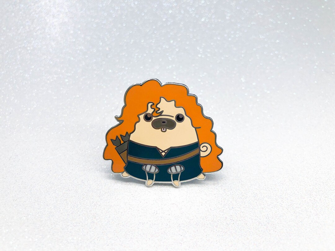Merida Pin Buy Pugida of Dunbork Hard Enamel Lapel Pin, Puggily Ever After, Merida ...