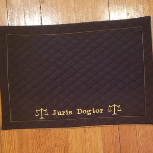 Dog Placemat Juris Dogtor Embroidered