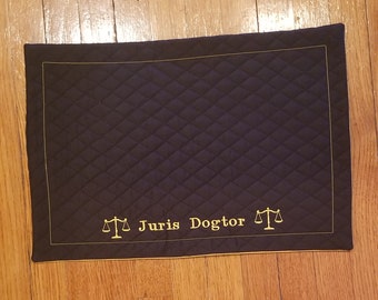 Dog Placemat Juris Dogtor Embroidered