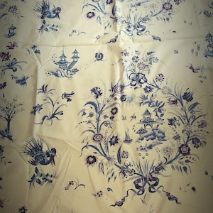 Thurstone Pagoda Bird Chintz Fabric 3 Yards