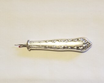 Seam Ripper Handcrafted From Antique Silver Plated Knife (Item Z)