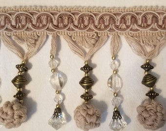 Beaded Fringe 4.5" Length