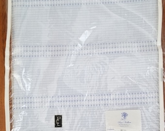 Sweet William Nursery Blanket NIP Blue and White