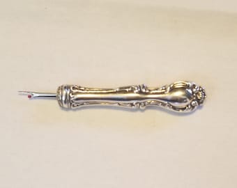 Seam Ripper Handcrafted From Antique Silver Plated Knife (Item C)