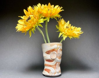 Sea Shell Vase, Handmade Ceramic Vase, Unique Gift