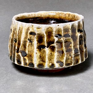 Textured Tea Bowl, Handmade Ceramic Tea Bowl, Unique Gift