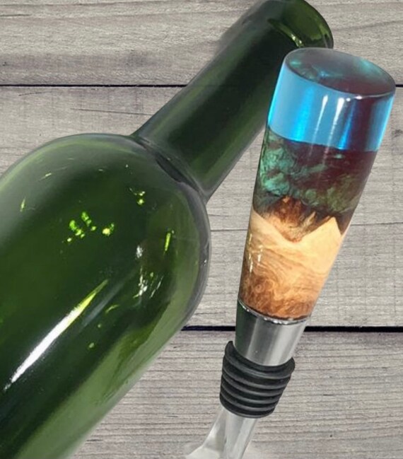 Epoxy ResinWood Wine stopper Etsy
