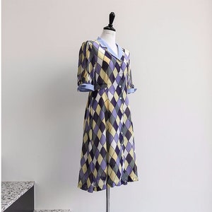 Retro chiffon dress