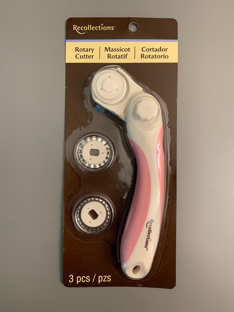Recollections Rotary Cutter and Replacement Blades 7 Blades Etsy