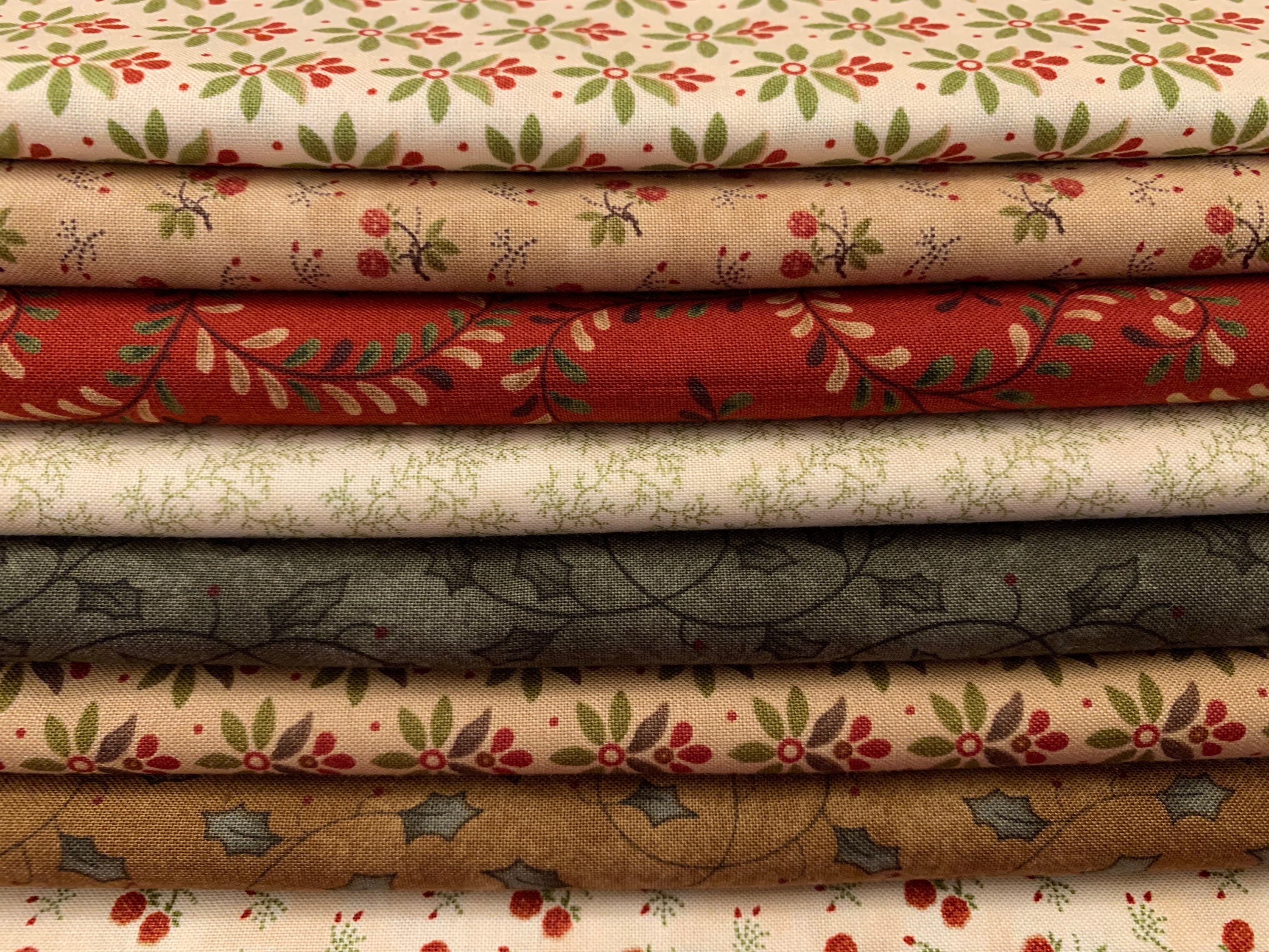 Moda Holiday Quilting Fabric by the Yard Etsy