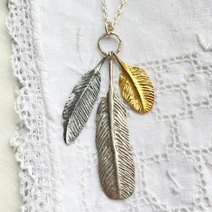 Feathers Necklace. Feather necklace. Feather pendant. Feather jewellery. Feather jewelry.