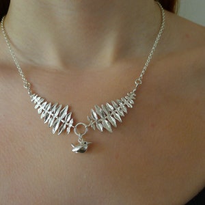 Wren and Ferns Necklace