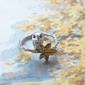 Owl in the Ivy Ring