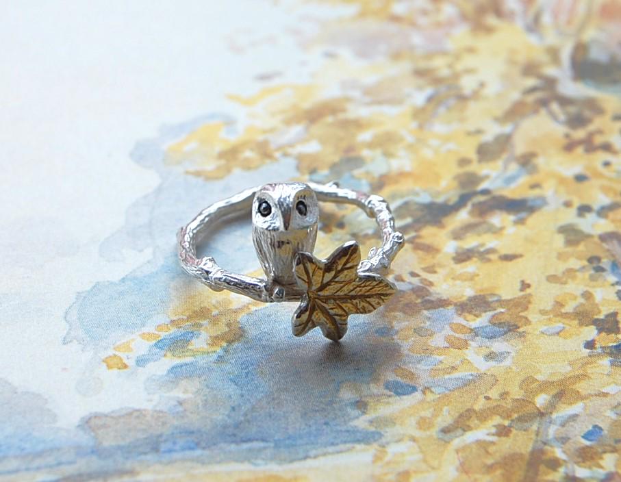 Owl in the Ivy Ring