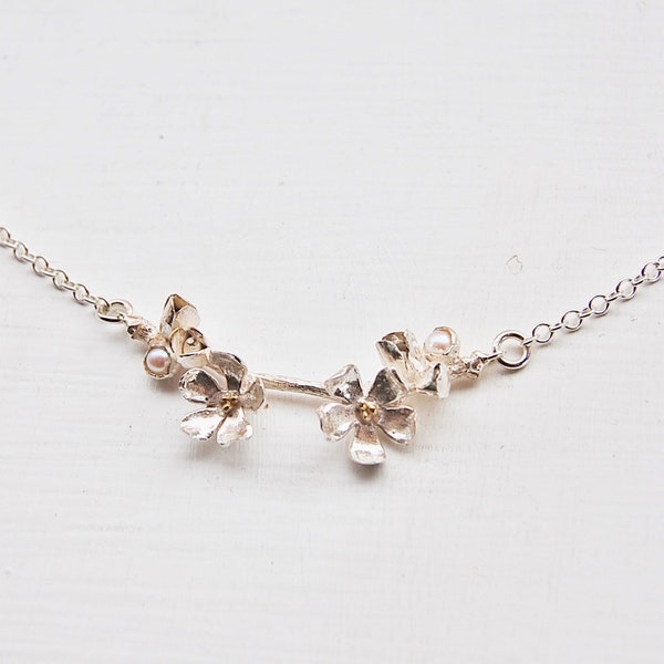 Apple Blossom Necklace - Etsy