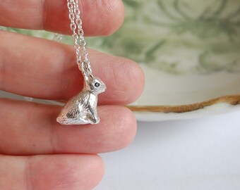 Rabbit necklace, Bunny necklace. Rabbit pendant. Black Rabbit, Bunny jewellery, Rabbit necklace, Bunny necklace. Rabbit pendant. Black Rabbit, Bunny jewellery,