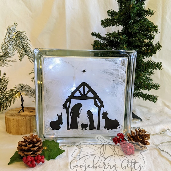 Nativity Blocks Etsy