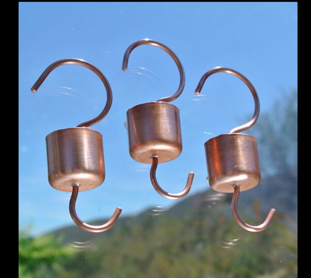 MINI Stop Ants Copper Hummingbird Feeder Hangers, Ant Moat, Guard THREE