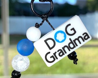 Dog Grandma Zipper Pull, LOHBraceletsCo, Mother's Day purse charm